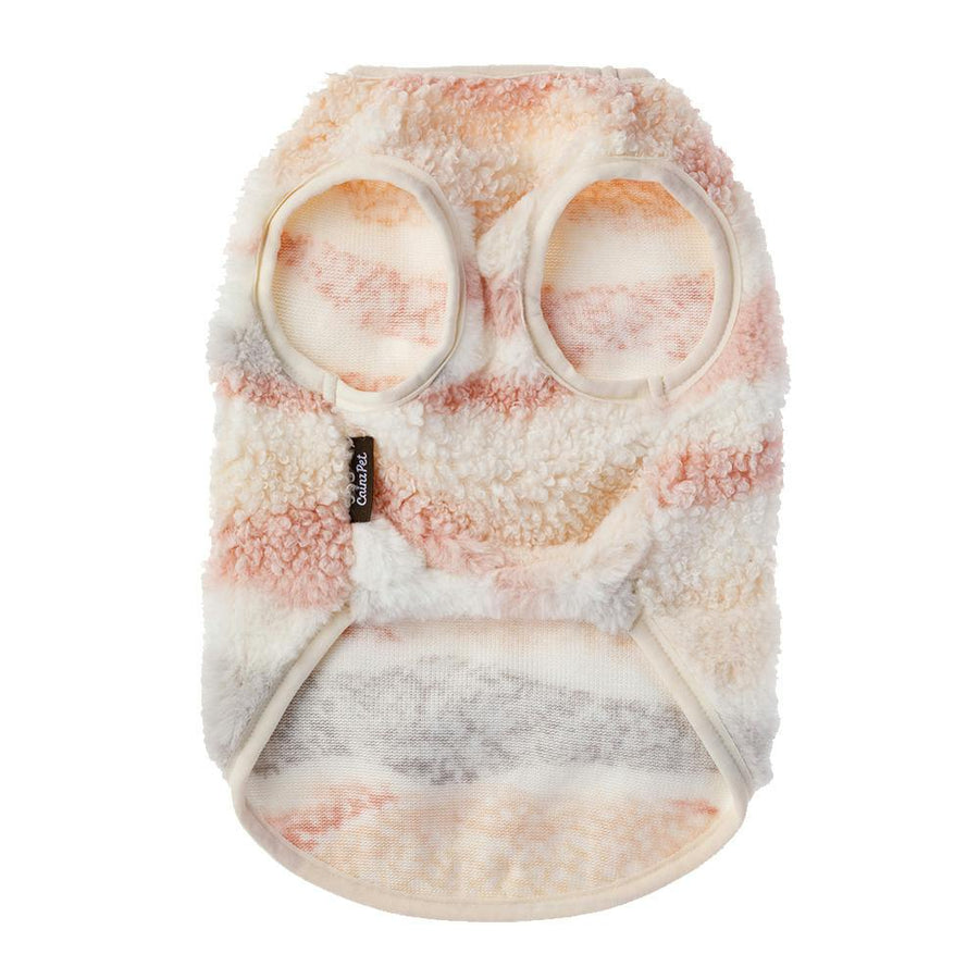 Mixed boa cut and sew, pink, size L, pet clothes (dog clothes)