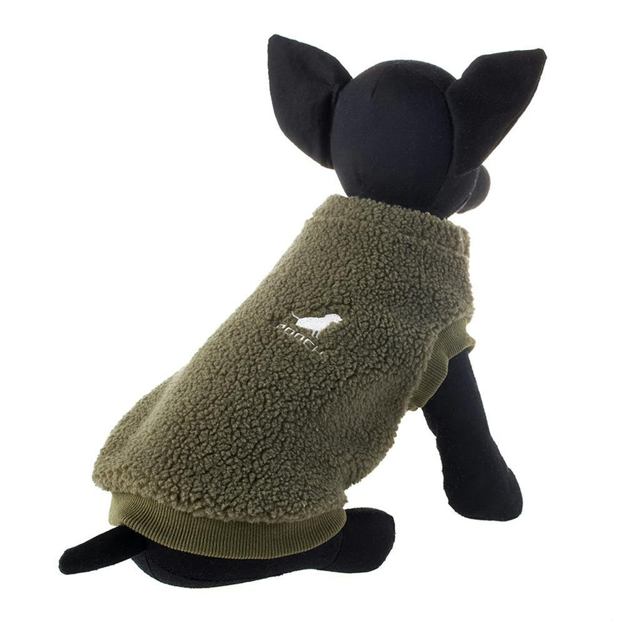 One-point boa trainer, green, size L, pet clothes (dog clothes)