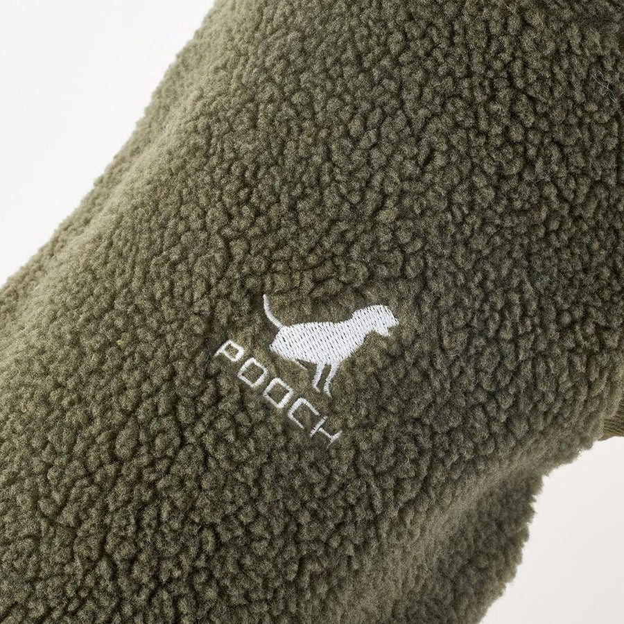 One-point boa trainer, green, size L, pet clothes (dog clothes)