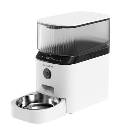 Automatic pet feeder with camera, operated by app (MCFD-01CW)