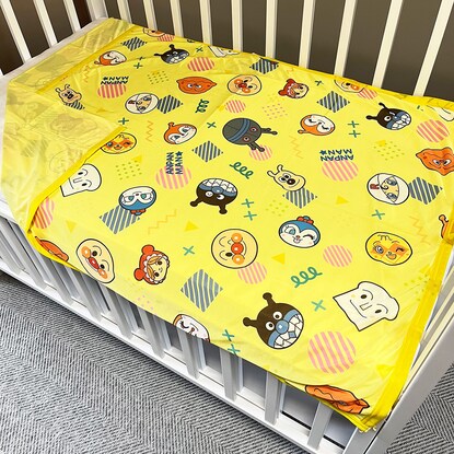 Anpanman cooling blanket (face/yellow)
