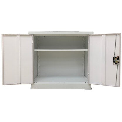 Double door storage cabinet (white)