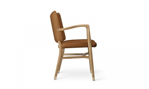 Monarch Chair VLA61 Oak Oil Finish Leather SIF95