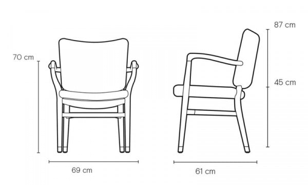 Monarch Chair VLA61 Mahogany Oil Finish BARU0780