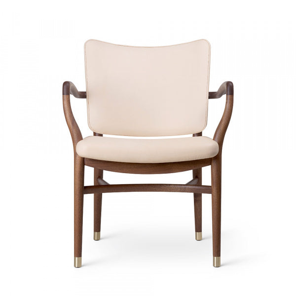 Monarch Chair VLA61 Mahogany Oil Finish Leather SIF90
