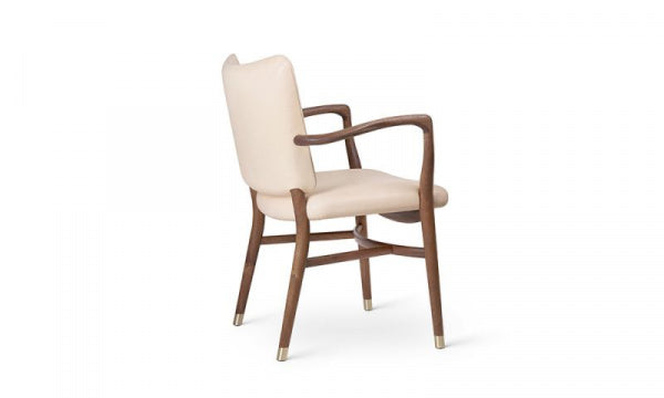 Monarch Chair VLA61 Mahogany Oil Finish Leather SIF90
