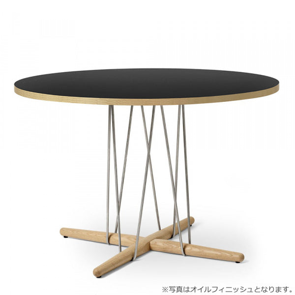 E020 エンブレイステーブル φ110cm オーク材 ソープ仕上げ