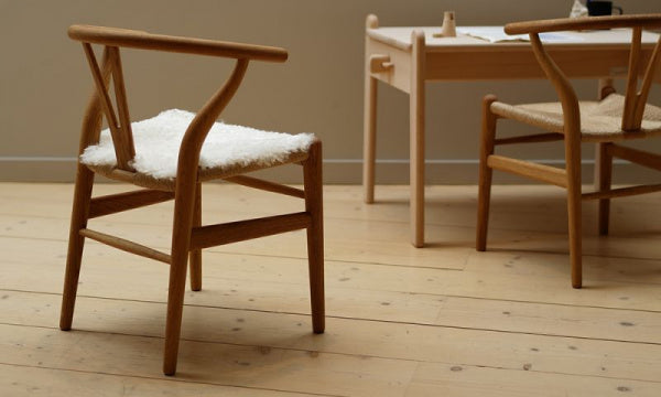 チルドレン・Yチェア専用 レザークッション ラムスキン