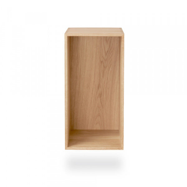 Bookcase FK630610, 36cm deep, oak with oil finish