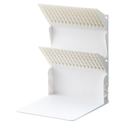 A4 Medium Book Stand that won't fall over even with just one book (White)