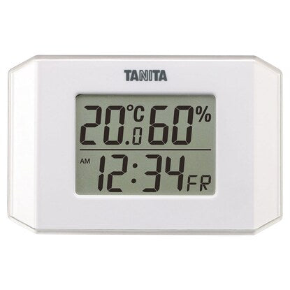 Digital thermometer/hygrometer (white TT-574)