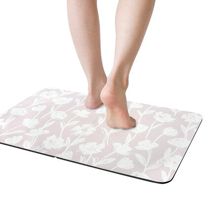 Washable and foldable soft bath mat (flower)