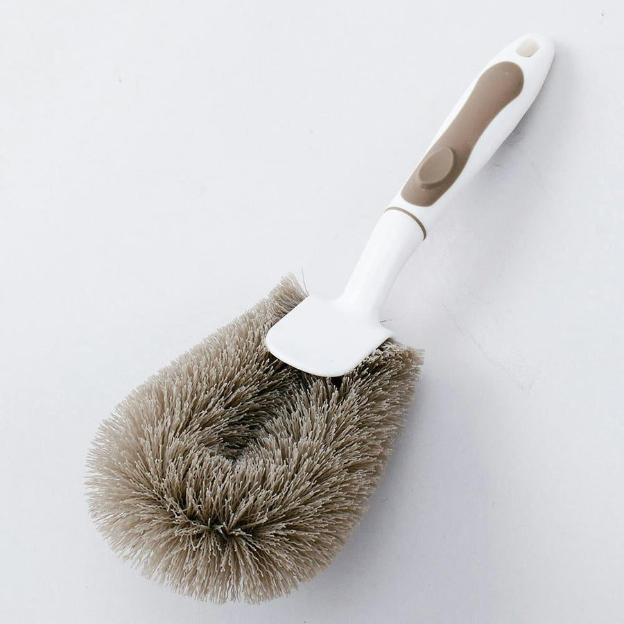 PP (Polypropylene) Hard Brush Handle, Large, Mocha