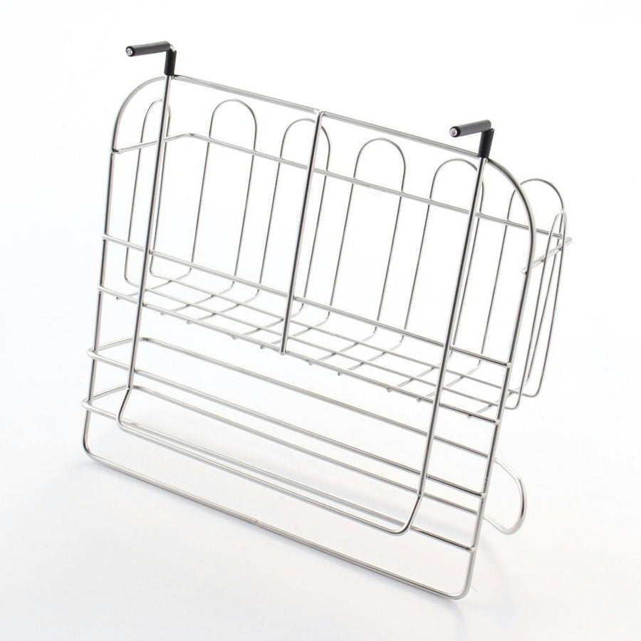 Stainless steel range side basket