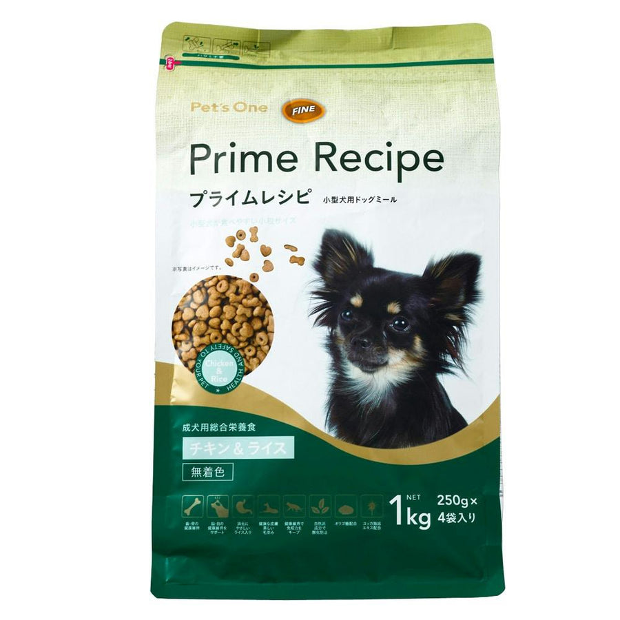 Prime Recipe Chicken &amp; Rice for Small Dogs 250g x 4 bags