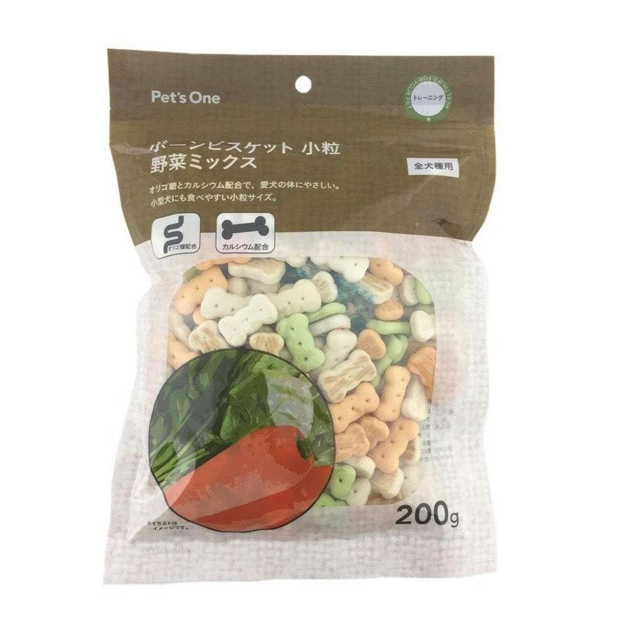 Pet’sOne ボーンビスケット小粒 野菜ミックス 200g