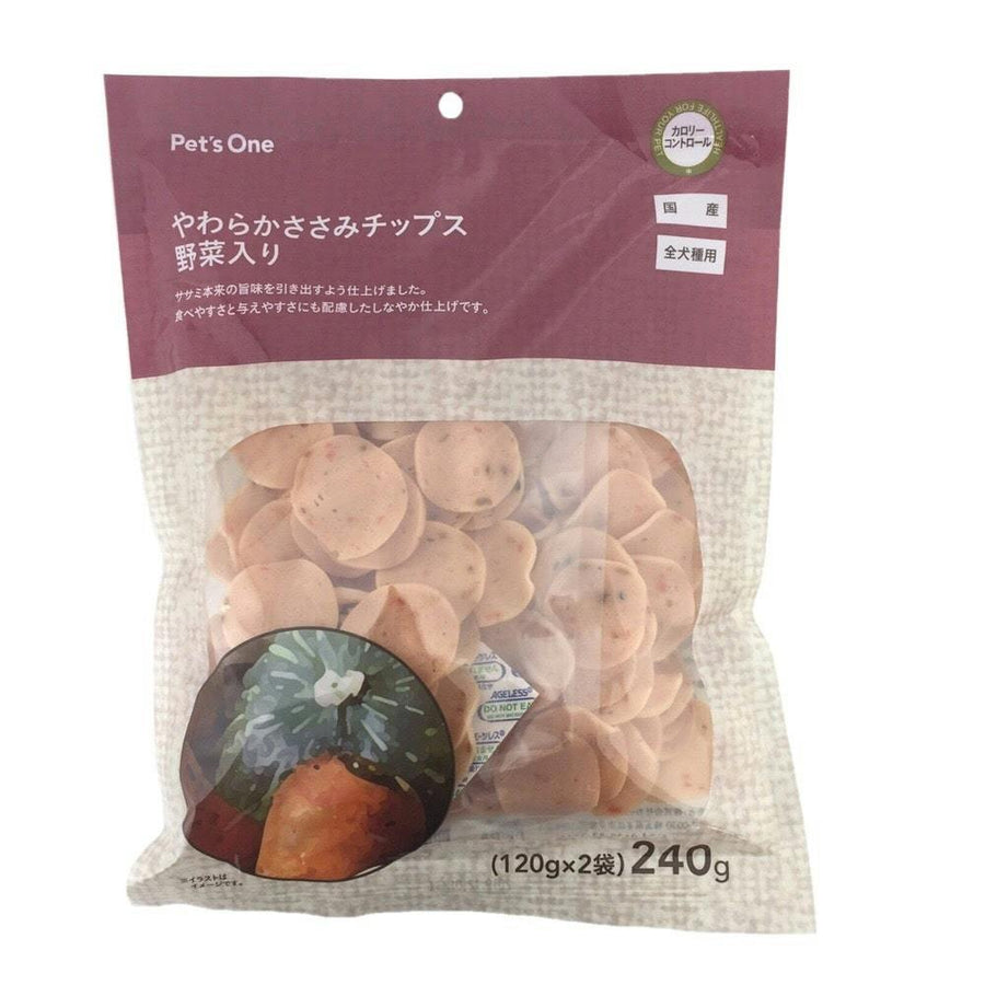 Pet’sOne ササミチップス野菜入り 240g