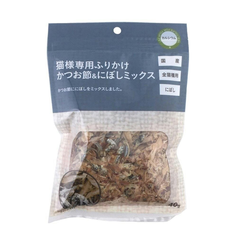 猫様専用ふりかけ かつお節にぼしミックス 40g