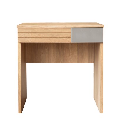 Solid oak open counter (width 80cm)