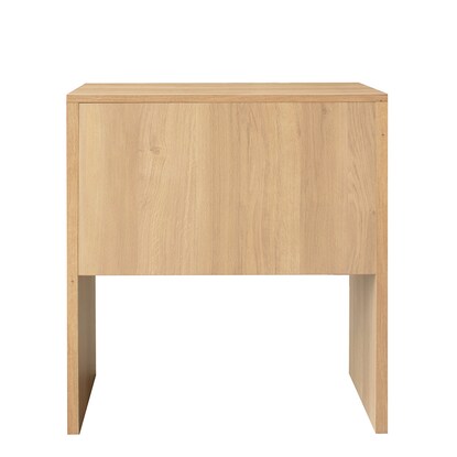 Solid oak open counter (width 80cm)