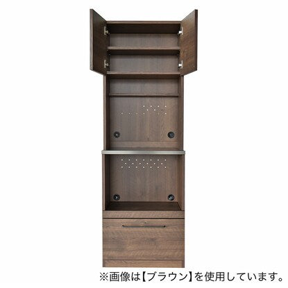 Vintage-style range cabinet with special steel top (NA)