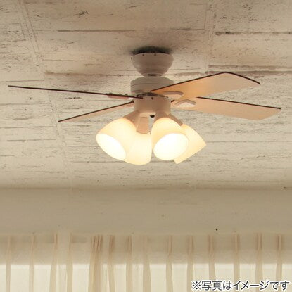 Simple design ceiling fan (white)