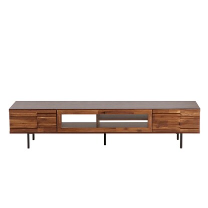 Acacia wood TV stand with melamine top (width 180cm BR)