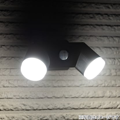 LED solar-powered 2-lamp sensor light (CY60)