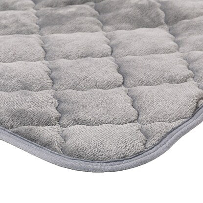 Dedicated mattress pad, single size (quilted/gray)