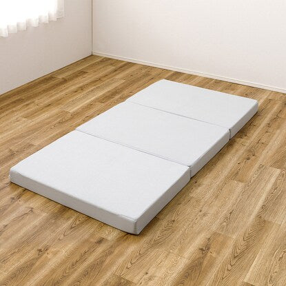 Bed Pad &amp; Mattress Set Single (Quilt/Gray)