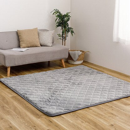 Rug cover and underrug set 185 x 185 cm (flannel/gray)