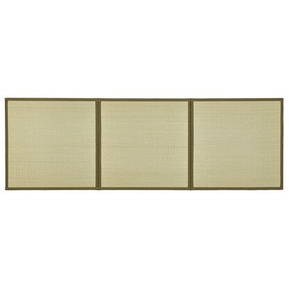 Foldable tatami mat with three connected sides, 75 x 225 cm