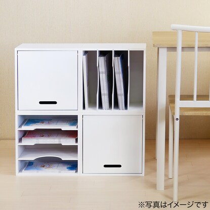 A4サイズ対応 同人誌ラック（扉付きタイプ）