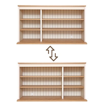 Open shelf that can also be used as a top shelf (114.5cm wide, white)