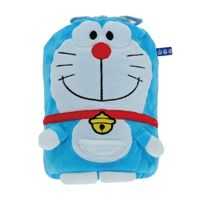 Fluffy blanket with drawstring (Doraemon)