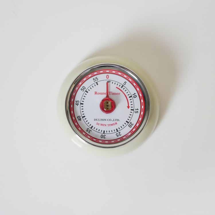 KITCHEN TIMER WITH MAGNET アイボリー