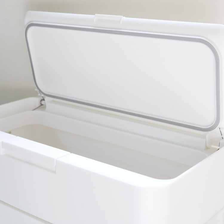 Seals 25 Airtight Dustbin, White