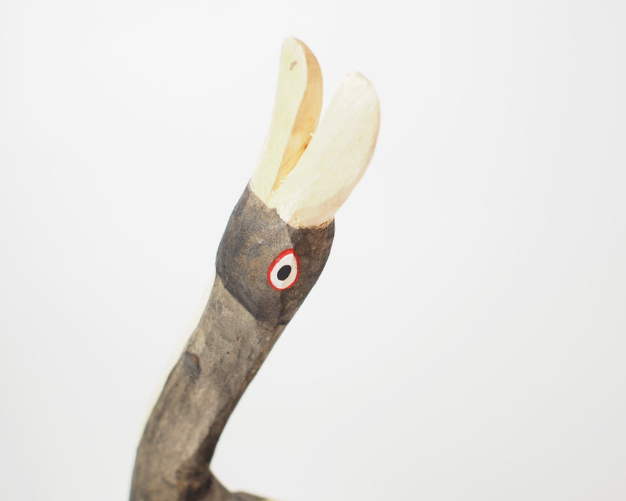 Wood Carving Bird Long ウッドカービング バードロング