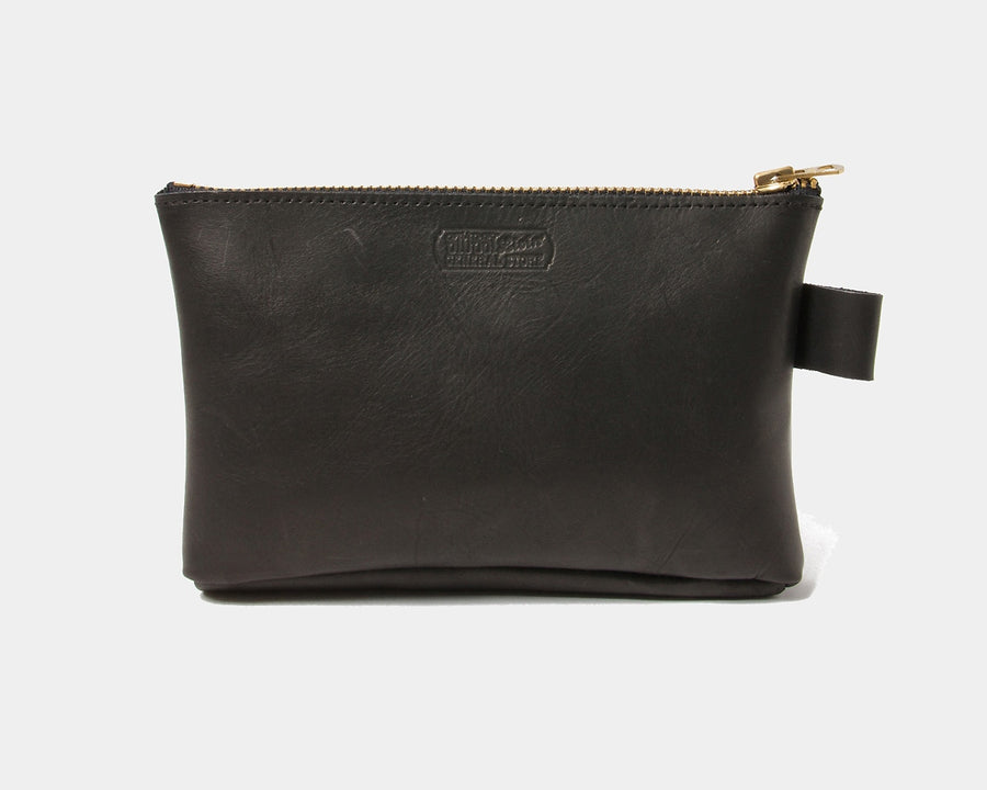 STUSSY Livin'General Store GS Heavy Leather Pouch GSヘヴィ