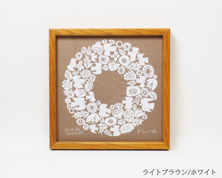 SILK SCREEN with FRAME WREATH シルクスクリーン リース