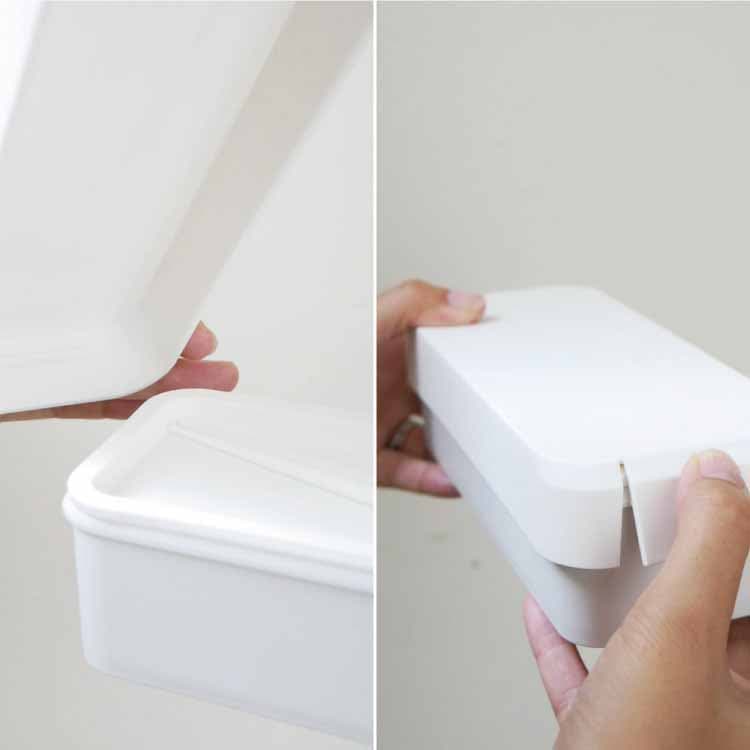 Tight Fit Lunch Box, Gray
