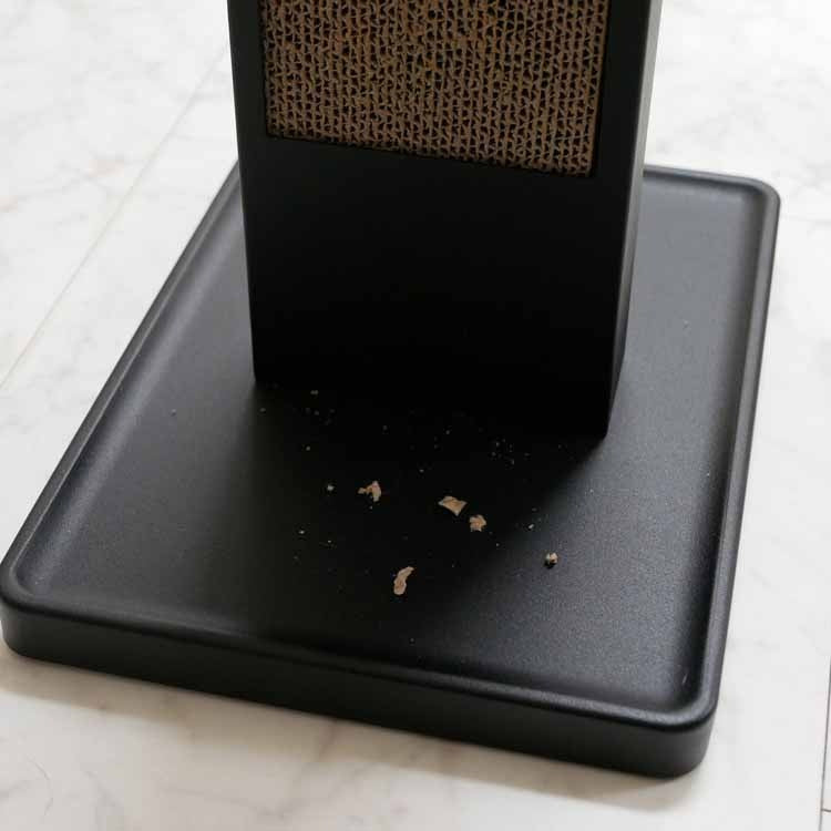 tower 猫の爪とぎスタンド ブラック