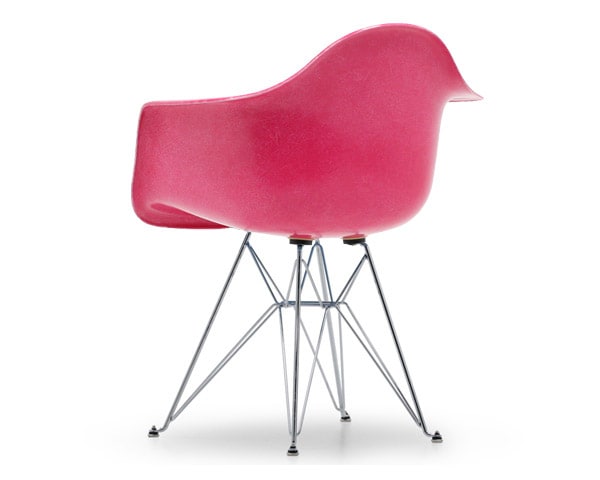Fiberglass Arm Shell Chair MAGENTA マゼンタ