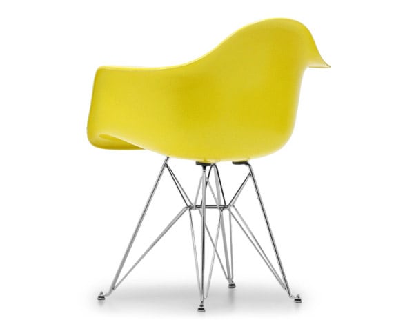 Fiberglass Arm Shell Chair YELLOW イエロー