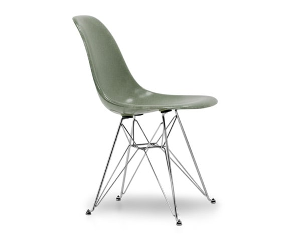 Fiberglass Side Shell Chair MOSS モス