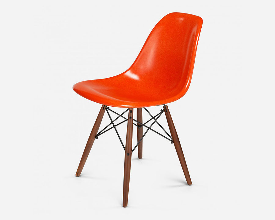 Fiberglass Side Shell Chair ORANGE オレンジ