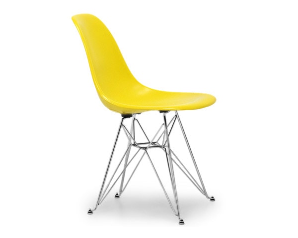 Fiberglass Side Shell Chair YELLOW イエロー