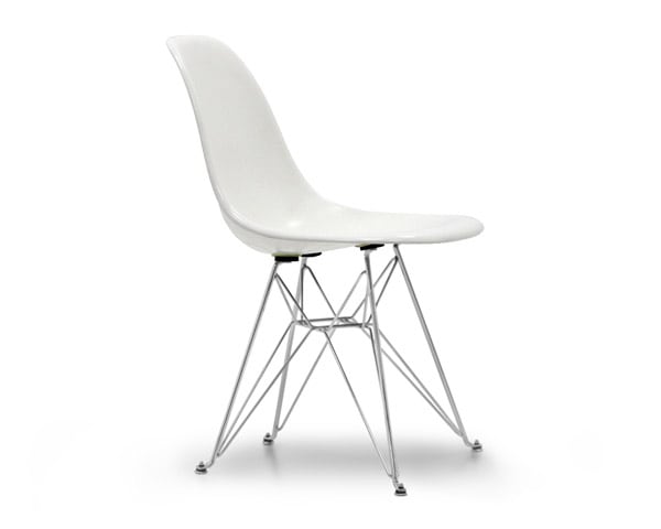 Fiberglass Side Shell Chair WHITE ホワイト