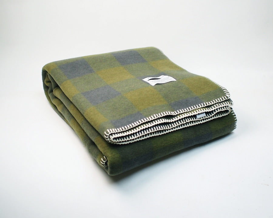 GS Wool Plaid Blanket by Landscape Products