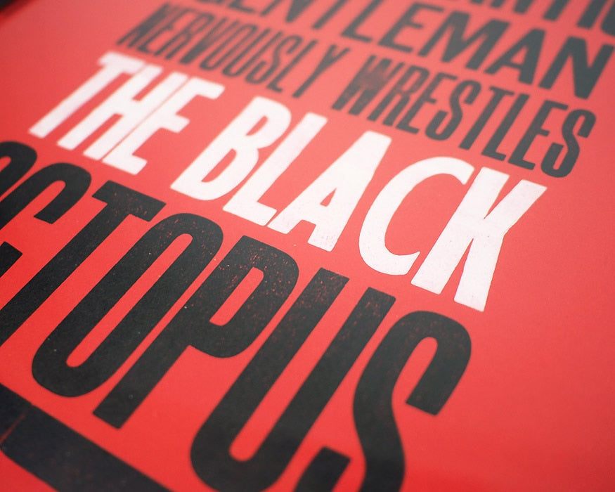 THE BLACK OCTOPUS POSTER ブラックオクトパス ポスター